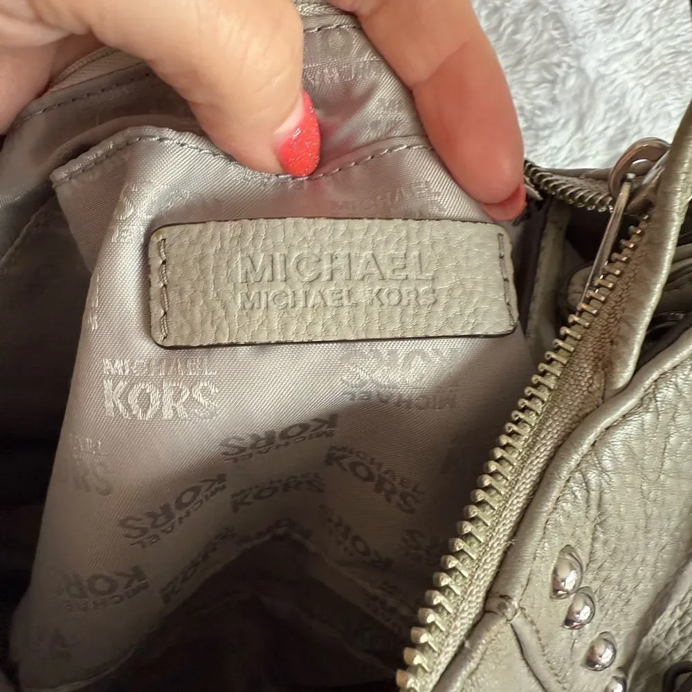 Michael Kors Gray Shoulder Bag